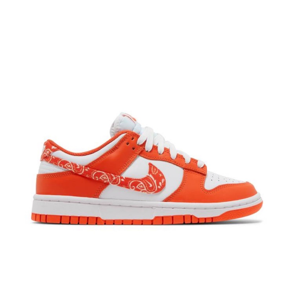 Nike Dunk Low Orange and White Sneakers